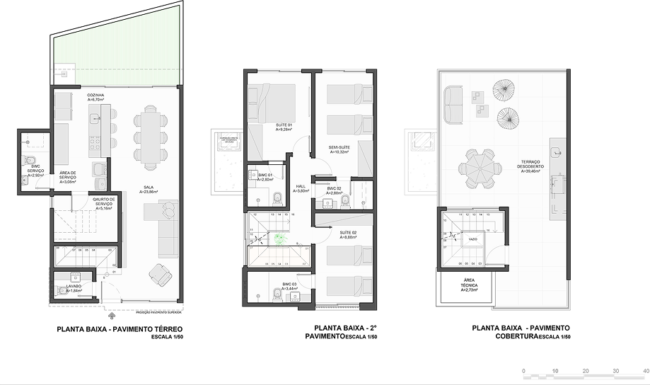 Planta Duplex Tipo B